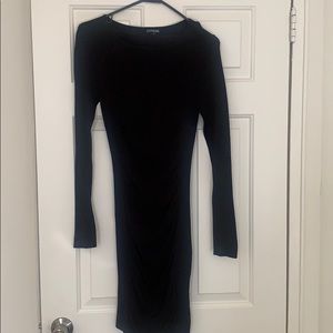 Express fitted sweater dress